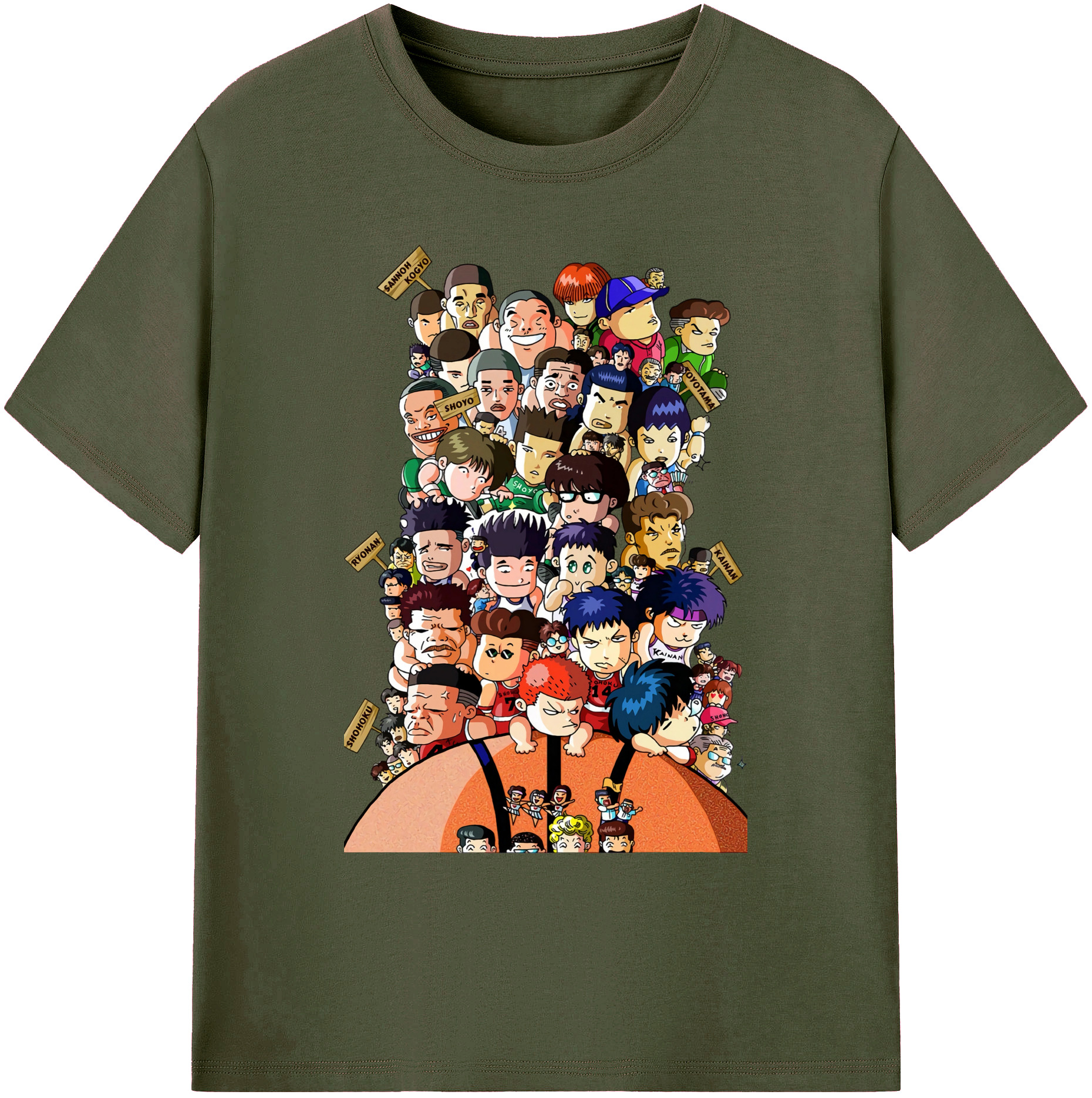 （画像用） SLAM DUNK／スラムダンク 綿100％ メンズ半袖Tシャツ｜肌触りやわらか＆通気性